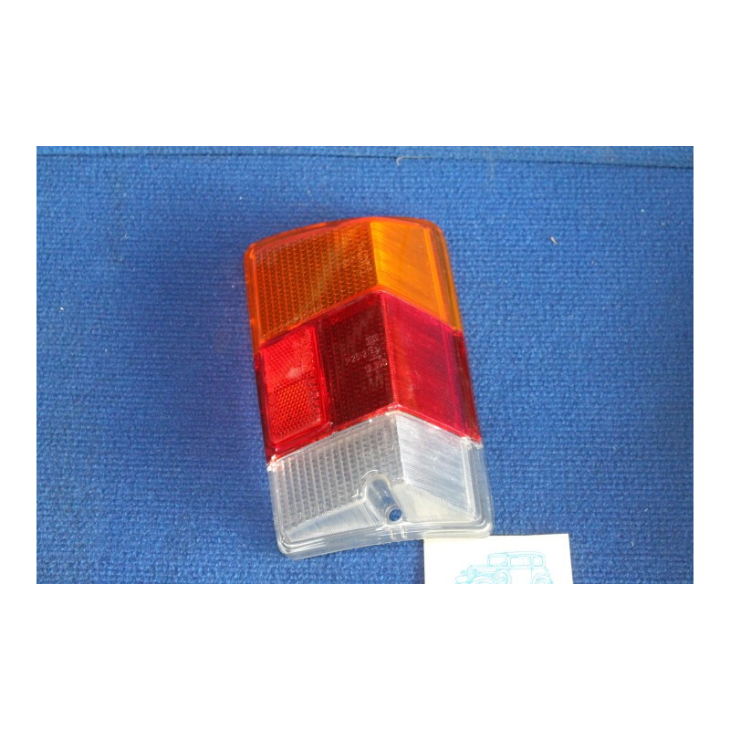 FIAT 126 SILVER/BLACK TAIL LIGHT LENS RH ALTISSIMO 