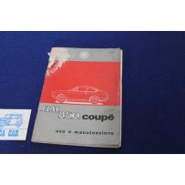 850 COUPE'   USE AND SERVICE BOOK (3° EDITION 1965) COVER A LITTLE DIRTY