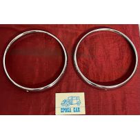 HEADLAMPS RINGS CHROME PAIR