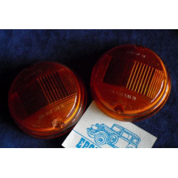 PAIR FRONT LIGHT LENSES 124 AC