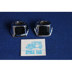 SUPPORTI CROMATI LUCI TARGA (COPPIA)