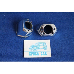 SUPPORTI CROMATI LUCI TARGA (COPPIA)