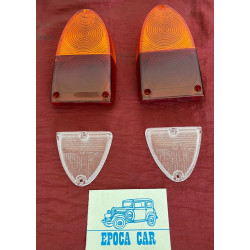 ALFA ROMEO GIULIA / GIULIETTA SPIDER COPPIA DI PLASTICHE GEMME FANALI POSTERIORI X BASE ALTISSIMO