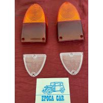 ALFA ROMEO GIULIA / GIULIETTA SPIDER COPPIA DI PLASTICHE GEMME FANALI POSTERIORI X BASE ALTISSIMO