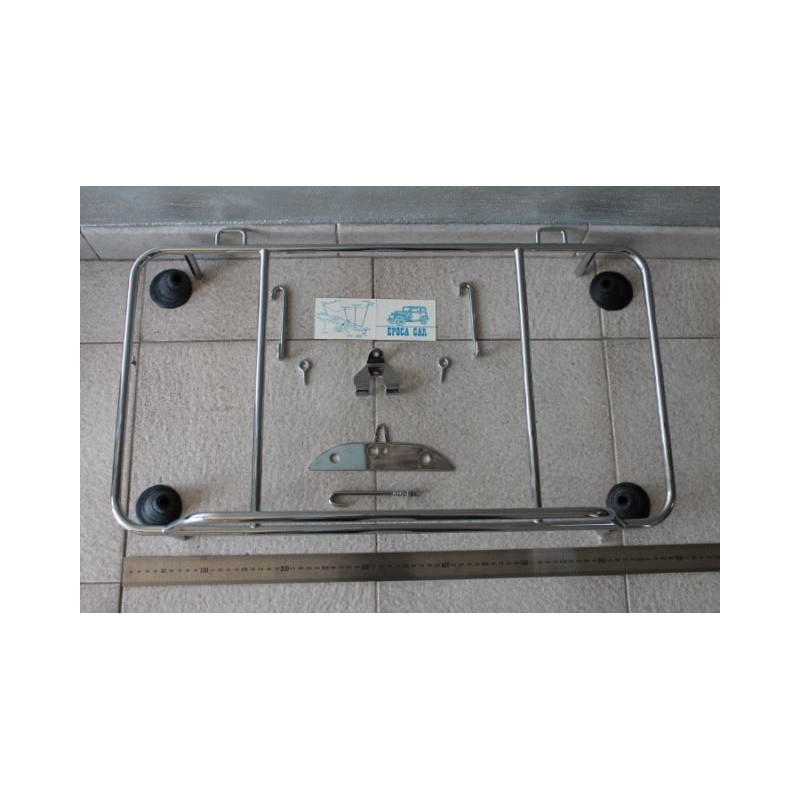 PORTAPACCHI-VALIGIA CROMATO TOPOLINO C (COMPLETO DI KIT DI FISSAGGIO)