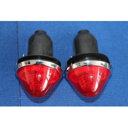 TAILIGHTS FERRARI AND SPORT BARCHETTE YEARS '50 PAIR