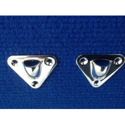 PIASTRINE CROMATE FERMA GANCI HARD TOP LATERALI POSTERIORI COPPIA
