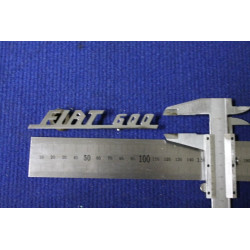 FIAT 600 METAL CHROME LITTLE TYPE