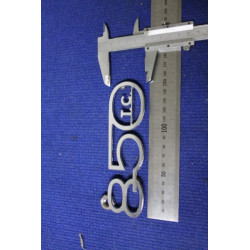 ABARTH FIAT 850 TC ( BIG ) METAL CHROME