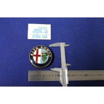 BADGE WHIT SUPPORT 74 DIAMETER  PLASTIC