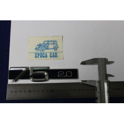 SCRITTA  " 75  2.0"   METALLO E PLASTICA