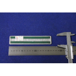 SCRITTA " ALFA 75 1.6 "  metallo opaco