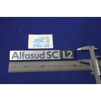 EMBLEM " ALFASUD SC 1.2 "  METAL