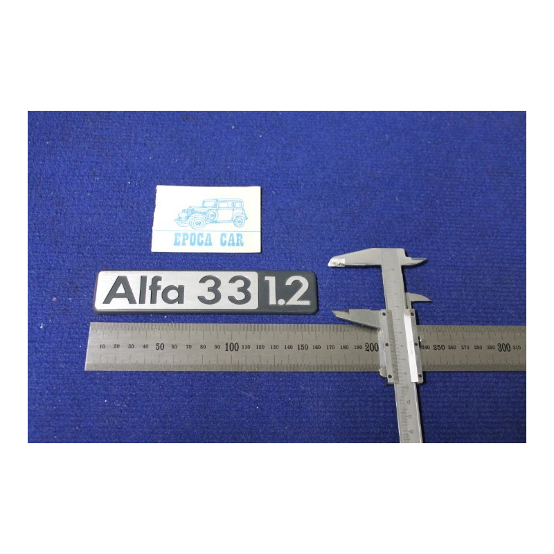 SCRITTA "ALFA 33 1.2"  METALLO OPACO