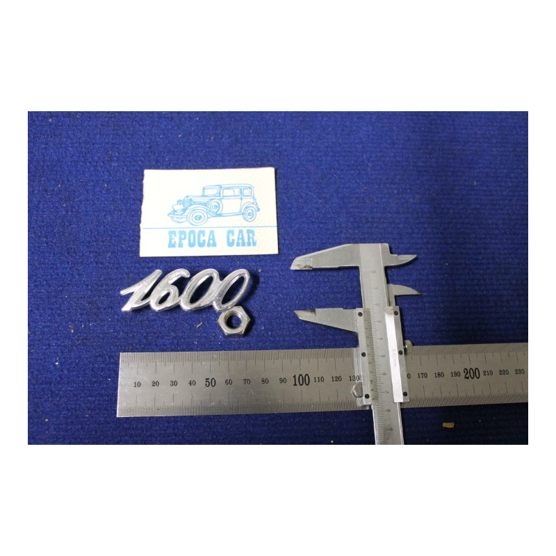 EMBLEM "1600 METAL CHROME