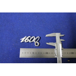EMBLEM "1600 METAL CHROME