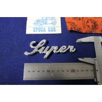 EMBLEM "SUPER" ALLUMINIUM
