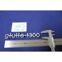 SCRITTA "GIULIA 1300"  MINUSCOLO  ALLUMINIO
