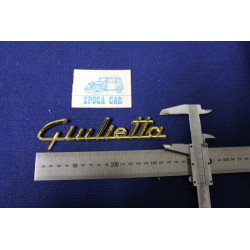 SCRITTA "GIULIETTA" PLASTICA DORATA