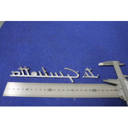 SCRITTA "GIULIETTA"+ "TI"    METALLO CROMATO