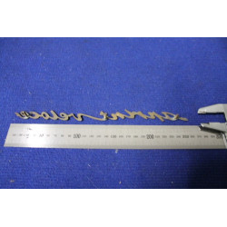 SCRITTA "SPRINT VELOCE"  METALLO DORATO (DA DORARE)