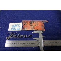 SCRITTA    " VELOCE "  METALLO CROMATO