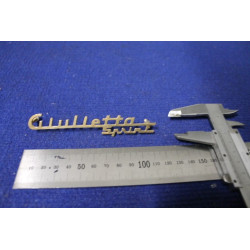 SCRITTA "GIULIETTA SPRINT"  LATERALE   METALLO DORATO