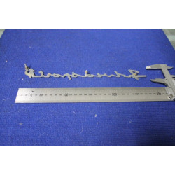 SCRITTA "FULVIA SPORT 1,3"   METALLO CROMATO