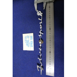 EMBLEM "FULVIA SPORT 1,6"  (ZAGATO)   METAL CHROME