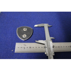 BADGE "LANCIA" UNIVERSAL FRONT BADGE   VERTICAL CONNECTION   PLASTIC