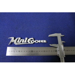 EMBLEM "MINI COOPER" (THIN THICKNESS) METAL CHROME