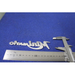 EMBLEM "MINI MATIC" METAL CHROME