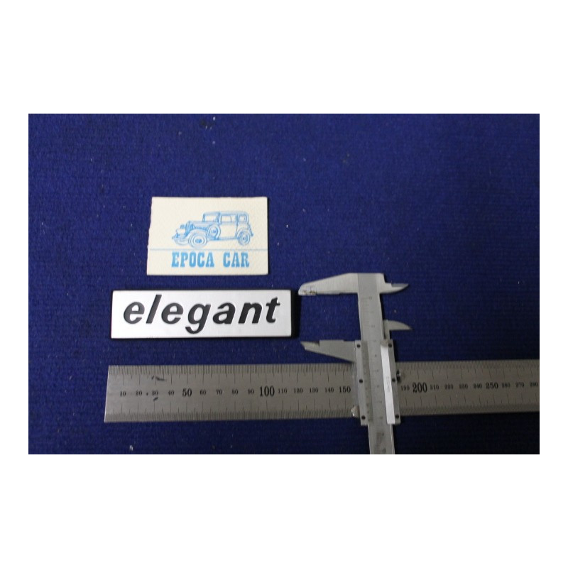 EMBLEM "ELEGANT"  LATERAL FOR A112E   PLASTIC