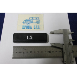 SCRITTA "LX" (CON SBALZO) LATERALE X A112  PLASTICA NERA