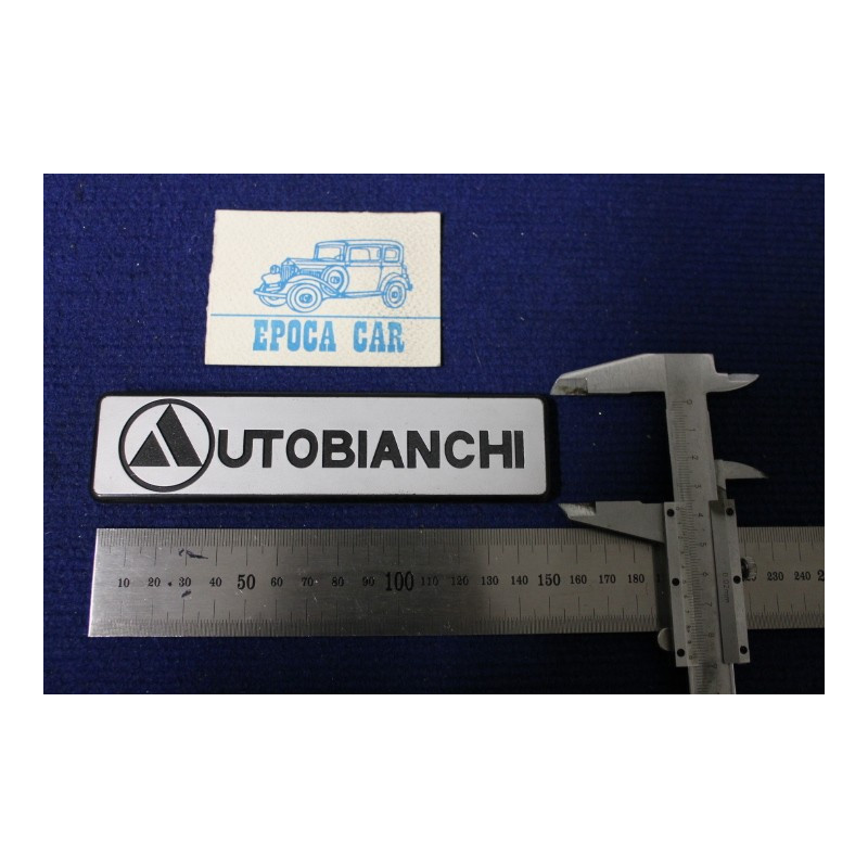 EMBLEM "AUTOBIANCHI" POSTERIOR FOR A112  PLASTIC