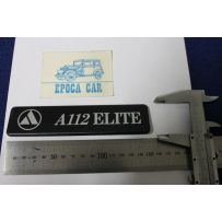 EMBLEM "A112 ELITE" BLACK PLASTIC