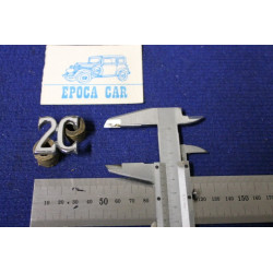 SCRITTA "2C"   METALLO CROMATO