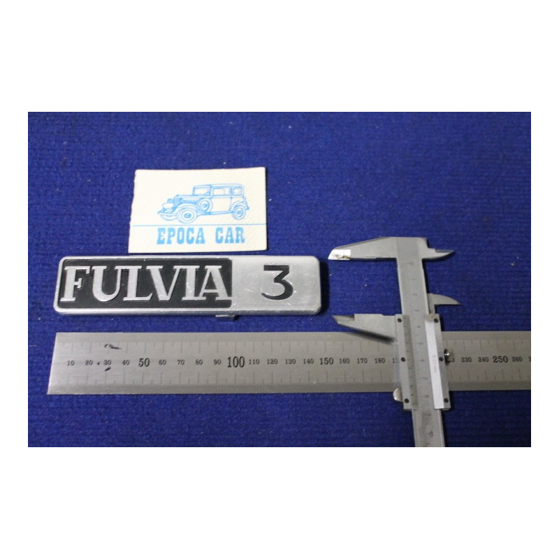 SCRITTA "FULVIA 3" X COUPE'     METALLO CROMATO