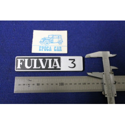 SCRITTA "FULVIA 3" X COUPE'    IN PLASTICA