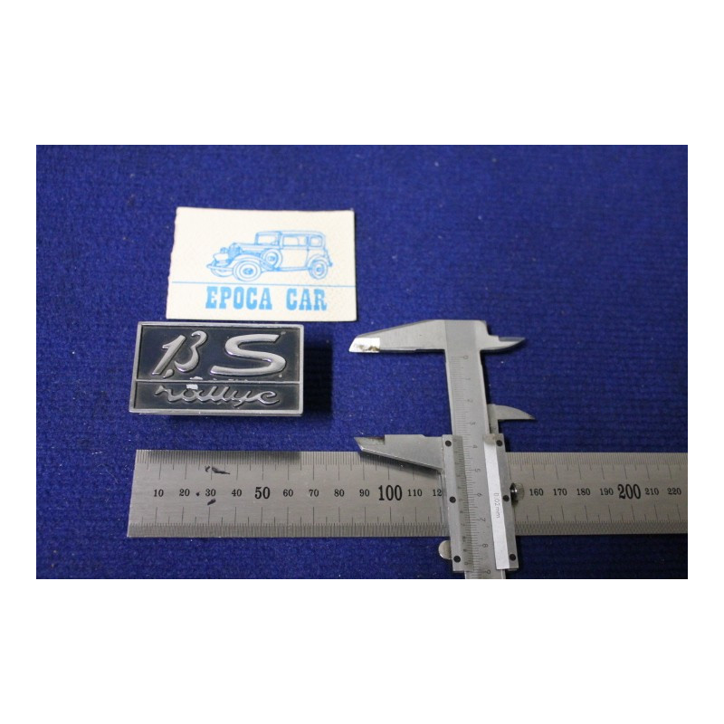 SCRITTA "FULVIA 1,3 S RALLYE"  (USATA)   METALLO CROMATO