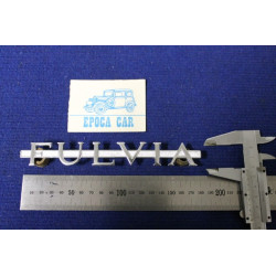 SCRITTA "FULVIA"  METALLO CROMATO