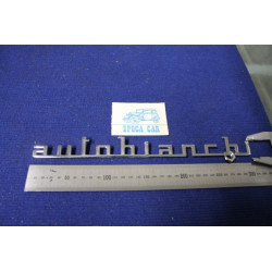 EMBLEM "AUTOBIANCHI" LENGHT 305 mm   METAL CHROME