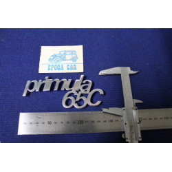 EMBLEM "PRIMULA 65 C"  METAL CHROME