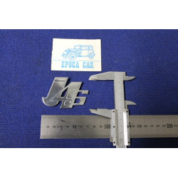 EMBLEM "J4 S"  METAL CHROME