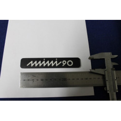 EMBLEM "MINI 90"  BLACK METAL