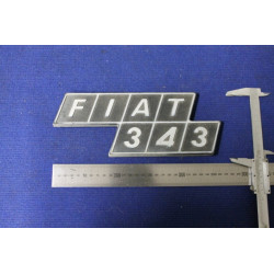 EMBLEM "FIAT 343"  PLASTIC