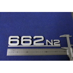EMBLEM "662 N 2"  METAL