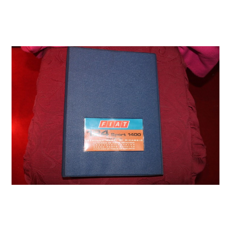 124 SPORT 1400 (BC BS)  CATALOGO PARTI DI RICAMBIO-MECCANICA (2° EDIZIONE 1972)