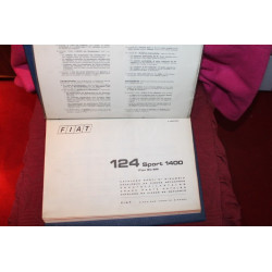 124 SPORT 1400 (BC BS)  MECHANICS SPARE PARTS CATALOGUE (2° EDITION 1972)