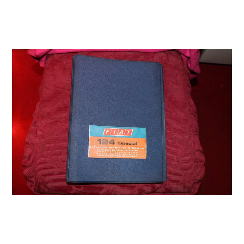 124 SPECIAL  MECHANICS SPARE PARTS CATALOGUE (1° EDITION 1968)